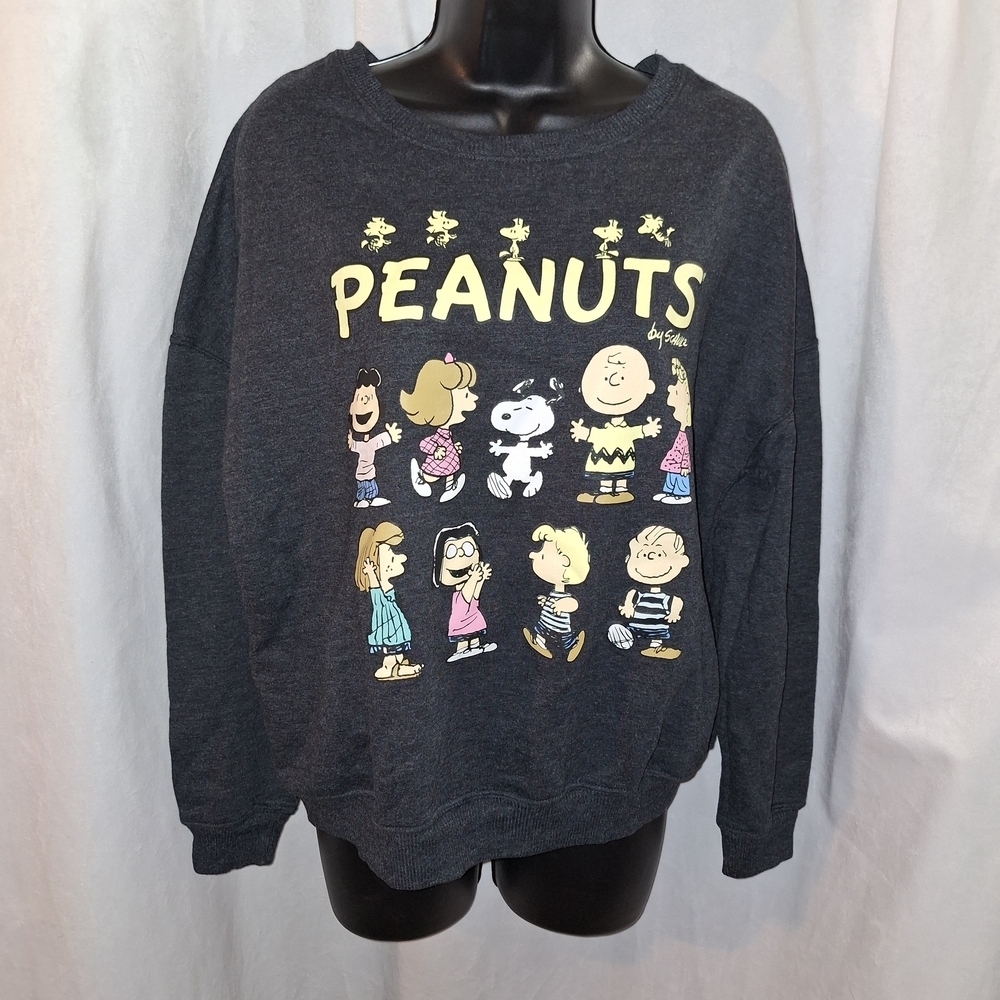 Peanuts Charcoal Sweatshirt